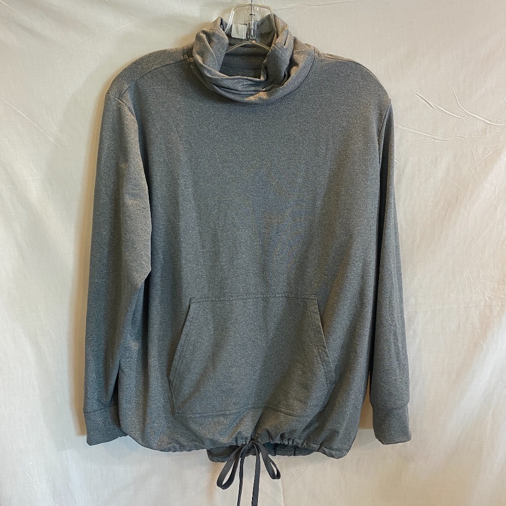 Nike Dri Fit Gray Turtleneck Sweatshirt - Size M - Picture 5 of 6